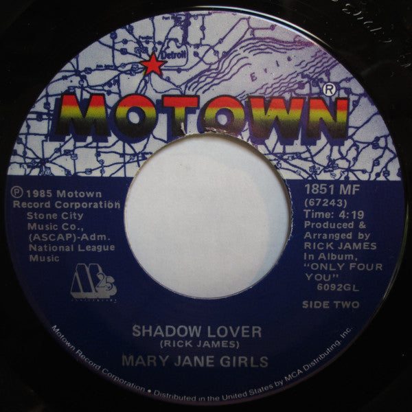 Mary Jane Girls : Walk Like A Man (7", Single, RE)