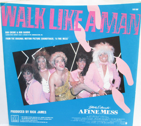 Mary Jane Girls : Walk Like A Man (7", Single, RE)