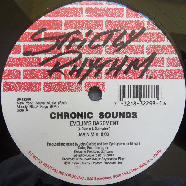 Chronic Sounds - Evelin's Basement (12")