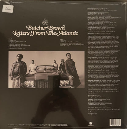 Butcher Brown : Letters From The Atlantic (LP, Sea)