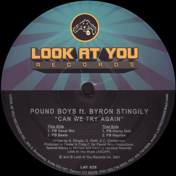 Pound Boys : Can We Try Again (12")