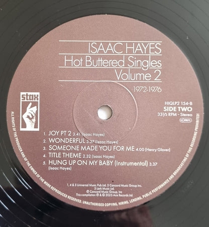 Isaac Hayes : Hot Buttered Singles Volume 2 1972-1976 (2xLP, Comp)