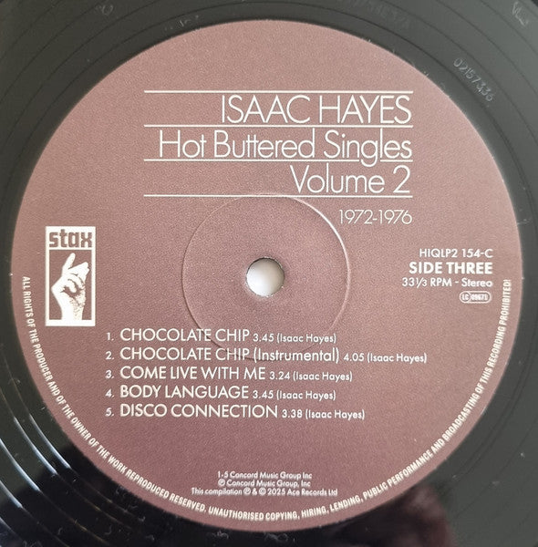 Isaac Hayes : Hot Buttered Singles Volume 2 1972-1976 (2xLP, Comp)