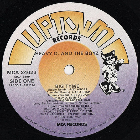 Heavy D. & The Boyz : Big Tyme (12", Single)