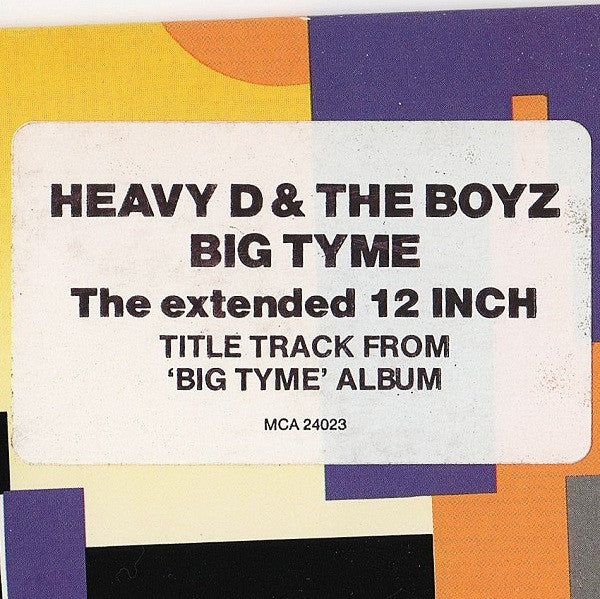 Heavy D. & The Boyz : Big Tyme (12", Single)
