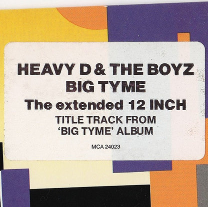 Heavy D. & The Boyz : Big Tyme (12", Single)