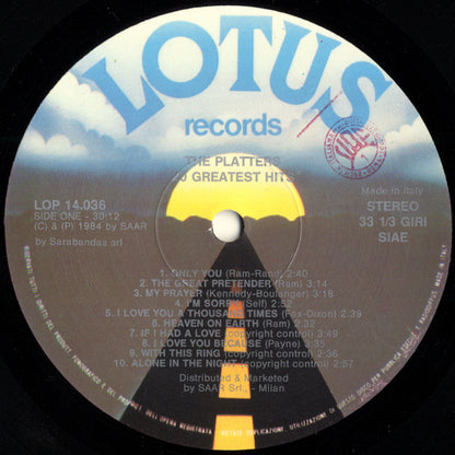 The Platters : 20 Greatest Hits (LP, Comp)