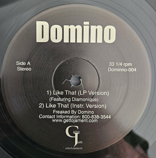 Domino - Like That / 4 My Peeps / Parking Lot Pimpin (12")
