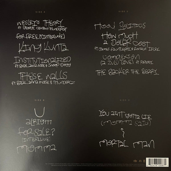 Kendrick Lamar - To Pimp A Butterfly (2xLP, Ltd, Met)