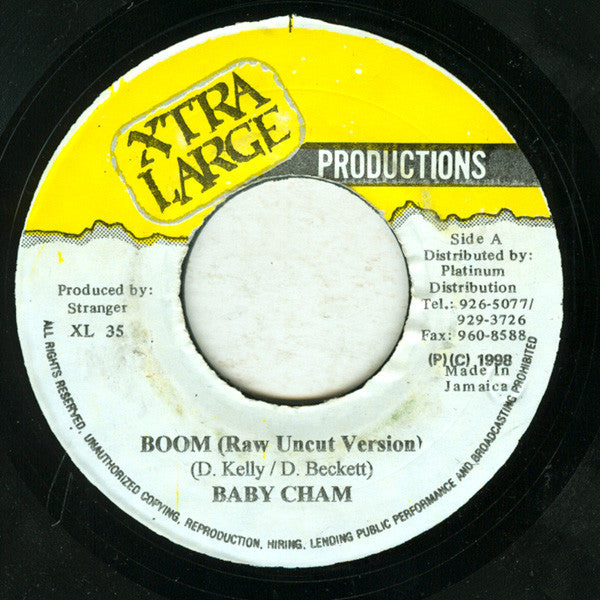 Baby Cham - Boom (7")
