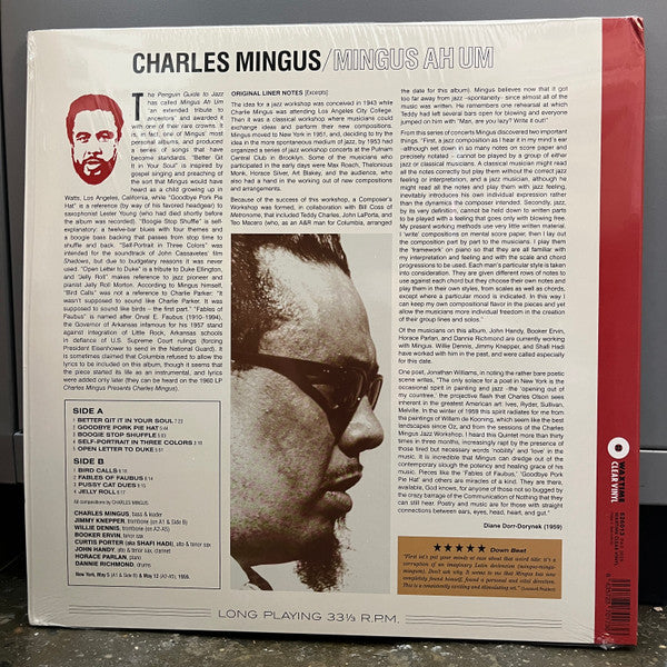 Charles Mingus - Mingus Ah Um (LP, Album, Ltd, RE, Cry)