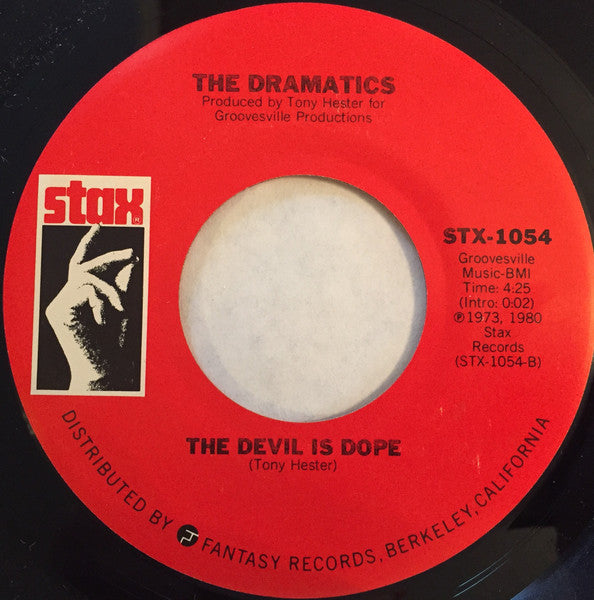 The Dramatics : Thankful For Your Love / The Devil Is Dope (7", Single, RE)
