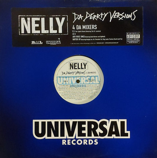 Nelly : Da Derrty Versions (4 Da Mixers) (12", Promo)