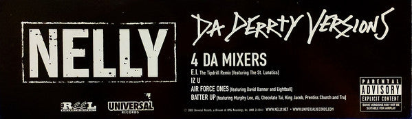 Nelly : Da Derrty Versions (4 Da Mixers) (12", Promo)