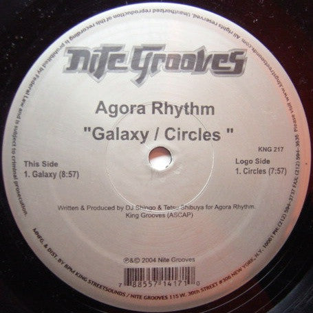 Agora Rhythm : Galaxy / Circles (12")