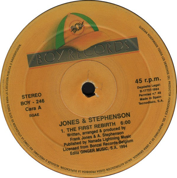 Jones & Stephenson - The First Rebirth (12")
