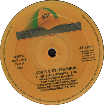 Jones & Stephenson - The First Rebirth (12")