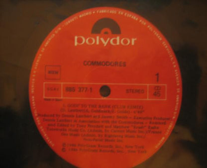 Commodores : Goin' To The Bank (12")