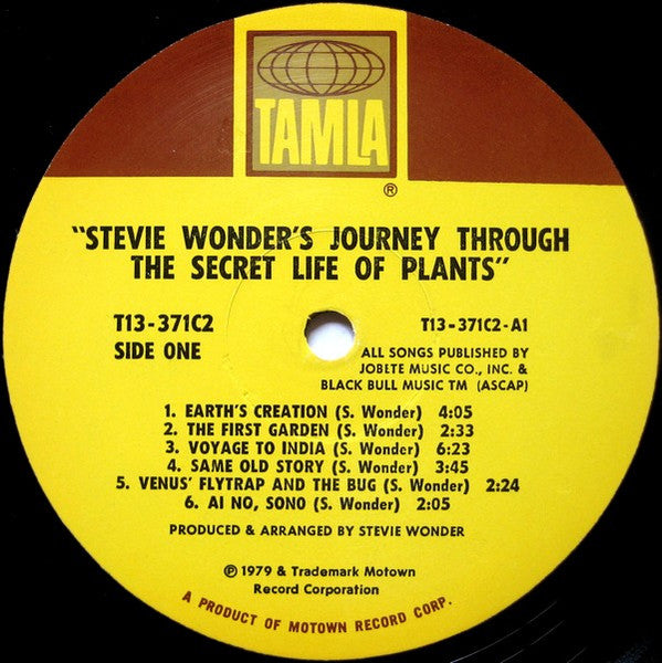 Stevie Wonder - Stevie Wonder's Journey Through The Secret Life Of Plants (2xLP, Album, Tri)