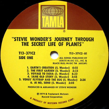 Stevie Wonder - Stevie Wonder's Journey Through The Secret Life Of Plants (2xLP, Album, Tri)