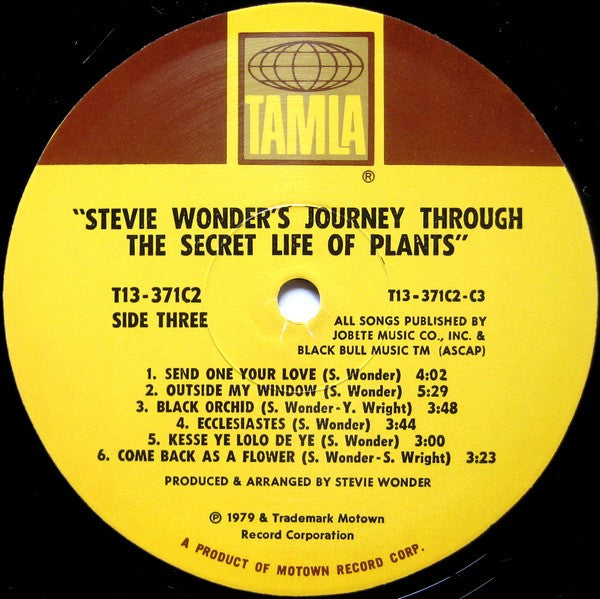 Stevie Wonder - Stevie Wonder's Journey Through The Secret Life Of Plants (2xLP, Album, Tri)