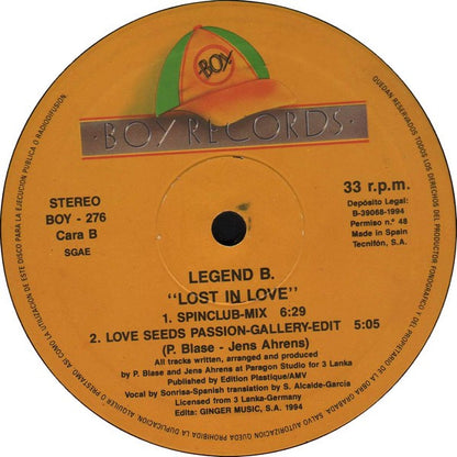 Legend B.* - Lost In Love (12")
