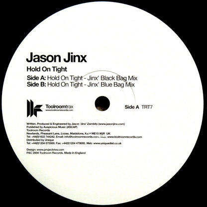 Jason Jinx : Hold On Tight (12", TP)