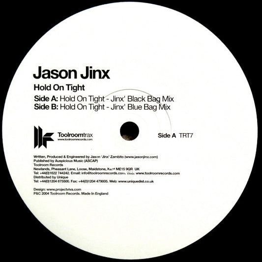 Jason Jinx : Hold On Tight (12", TP)