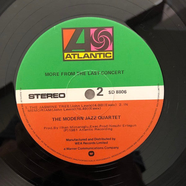 The Modern Jazz Quartet : More From The Last Concert (LP, Album)