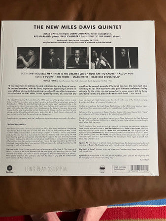 The New Miles Davis Quintet* - Miles (LP, Album, Ltd, RM, 180)