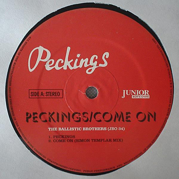 Ballistic Brothers : Peckings / Come On (12")