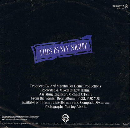 Chaka Khan : This Is My Night (7", Single)