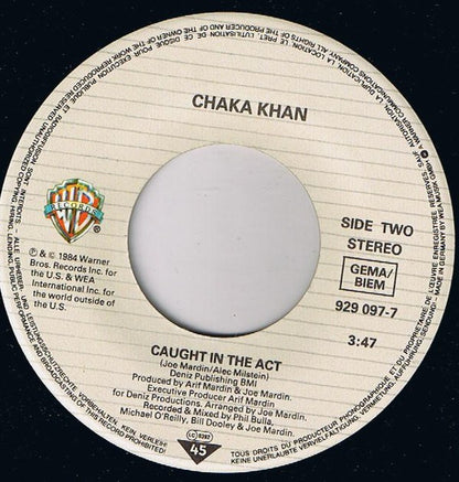 Chaka Khan : This Is My Night (7", Single)