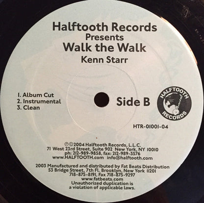 Kenn Starr, Asheru & Talib Kweli : If / Walk The Walk (12")