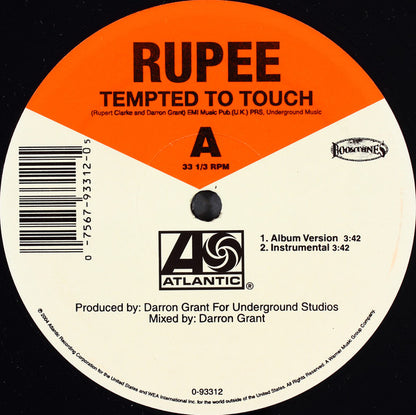 Rupee : Tempted To Touch (12")