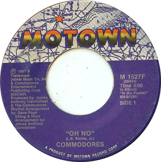 Commodores : Oh No / Lovin' You (7")