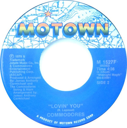 Commodores : Oh No / Lovin' You (7")