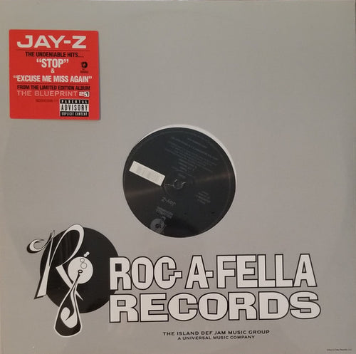 Jay-Z : Stop / Excuse Me Miss Again (12")