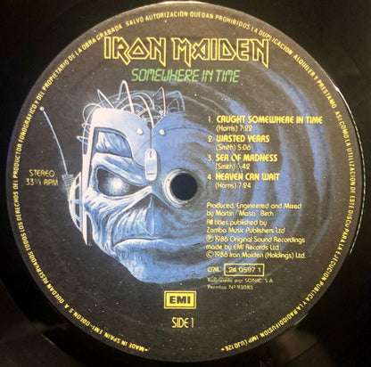Iron Maiden : Somewhere In Time (LP, Album)