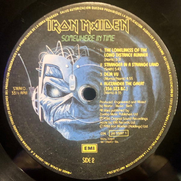 Iron Maiden : Somewhere In Time (LP, Album)