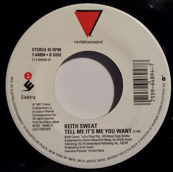 Keith Sweat - Your Love - Part 2 (7", Single)