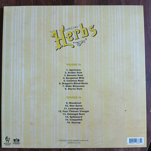Metal Fingers - Special Herbs (Vols 3&4) (2xLP, Comp, RE, Lem)