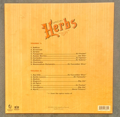 Metal Fingers - Special Herbs (Vols 1&2) (2xLP, Comp, RE, Mus)