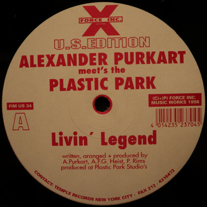 Alexander Purkart Meet's The Plastic Park* : Livin' Legend (12")