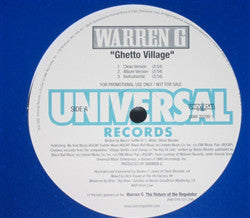 Warren G : Ghetto Village (12", Promo)