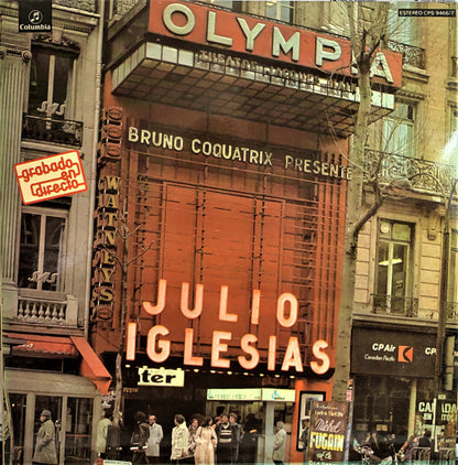 Julio Iglesias : En El Olympia (2xLP, Album, Gat)