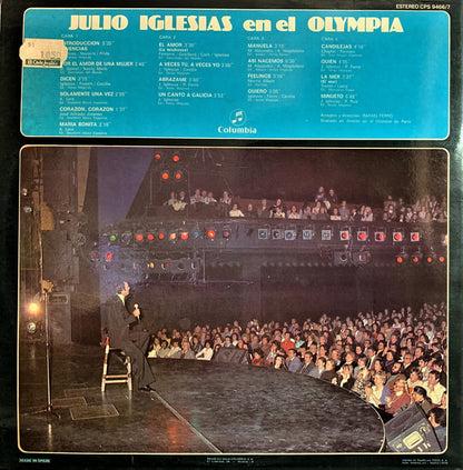 Julio Iglesias : En El Olympia (2xLP, Album, Gat)