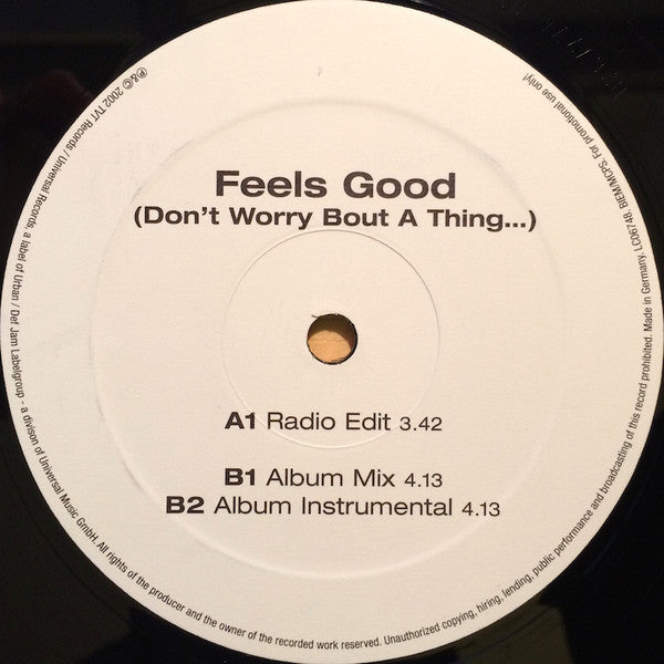 Naughty By Nature : Feels Good (Don't Worry Bout A Thing...) (12", Single, Promo)