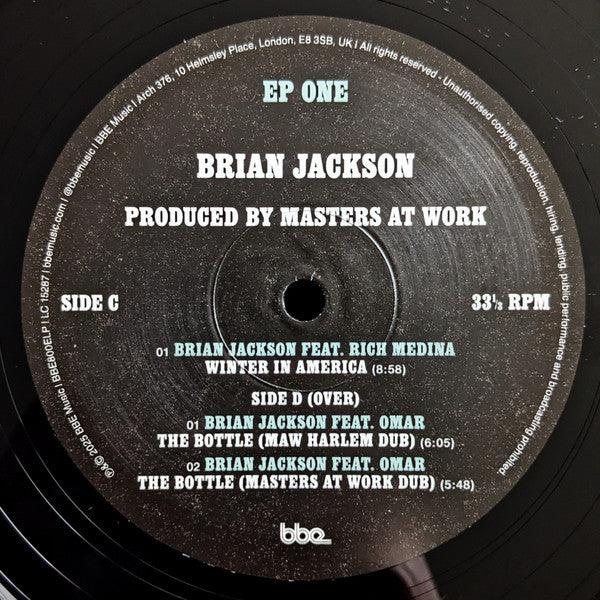 Brian Jackson Feat. Omar / Rich Medina - EP One (2x12", EP, Ltd)