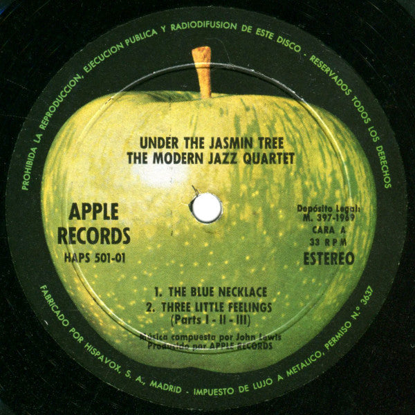 The Modern Jazz Quartet : Under The Jasmin Tree (LP, Album)